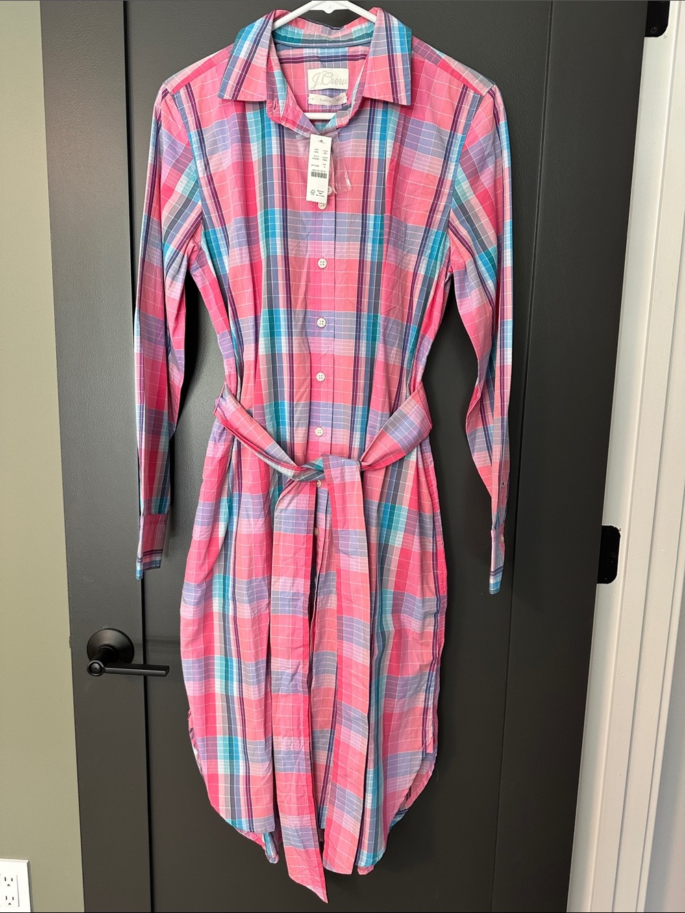 J.Crew Classic-fit Crisp Cotton Poplin Shirt-dress